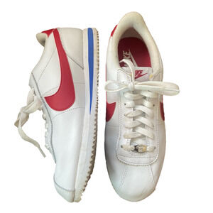 Nike Classic White and Red Cortez Sneakers Forrest Gump 2024